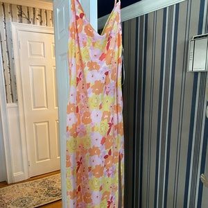 Petal and Pup Midi Dress